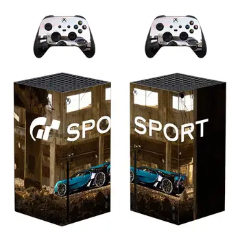 GT Sport Ādas kategorijas Uzlīme Vāks Xbox Sērijas X Konsoles un Kontrolieri Xbox Sērijas X Ādas Uzlīmes, Vinila Decal