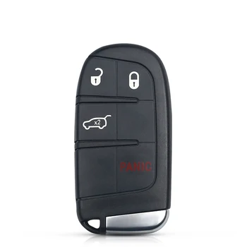 KEYYOU Par Chrysler, Dodge, Braucienu 2011. -. Gadam Keyless Ieceļošanas Fob Nomaiņa Gadījumā Smart Remote Auto Atslēgu Shell 4 Pogas Neslīpēts Asmens