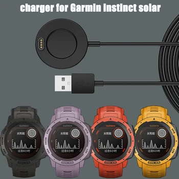 Uzlādes vadu Garmin instinkts saules venu kv. skatīties adapteris fenix 6 6X 6S pro saules enerģijas piegādes magnētiskās līnijas lādētāju