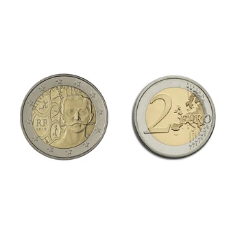 Francijas 2013. Gada Euro 2 Euro Piemiņas Monētu Īstu Patiesu Oriģinālu Monētu Kolekcijas Monētām