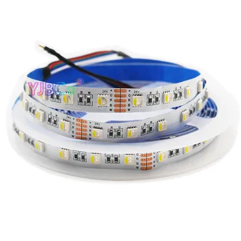 5M/daudz DC12V RGBW/RGBWW 4 krāsas 1 led chip 60Leds/m 300leds Ūdensizturīgs IP30/65/IP67 5050 SMD elastīgs LED Strip gaismas