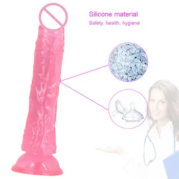 Spēcīgs Bullet Vibrators G Spot Klitora Stimulators Reāli Lielu Dildo Seksa Rotaļlietas Sievietēm, Vīriešiem Gejiem Anālais Masāža Plug Erotiskās Rotaļlietas