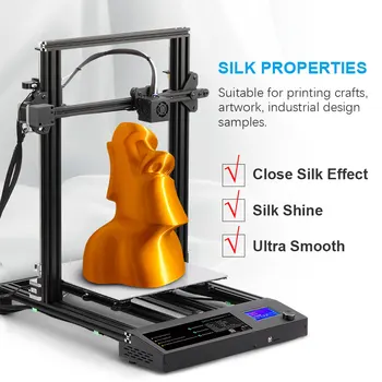 SUNLU TAA 1,75 mm Zīda Tekstūra 3D ZĪDA Pavedienu TAA Pavedienu 3D Printeri Labu Stingrību Drukas Materiāliem