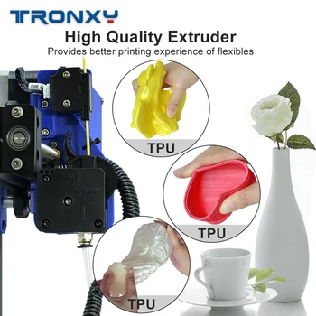 Tronxy Titan Presēt uz darbvirsmas FDM reprap 3D printeri E3D V6 J-galvas bowden 1,75 mm Pavedienu Pakārtotā Turētājs 3D Printera Daļas TPU
