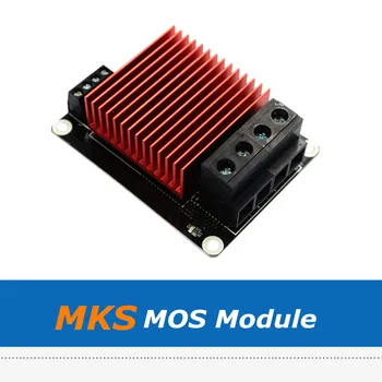 1pc 30A Lielais Tekošā Presēt Lecekts MKS MOSFET MOS Modulis + Barošanas Kabelis 3D Prinetr Daļas