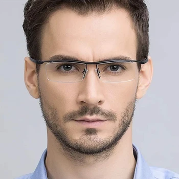 ELECCION Titāna Sakausējuma Recepšu Brilles Vīriešu Korektīvo Dioptric Brilles Metāla Optiskā Acs Rāmis Photochromic Brilles