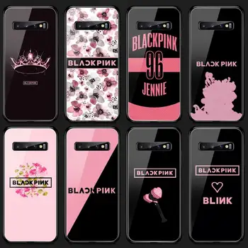Dienvidkorejas meitene grupas BLACKPINKs LISA Telefonu Gadījumā Rūdīta Stikla Samsung S20 Plus S7 S8 S9 S10E Plus Piezīme 9 10 Plus A7 2018