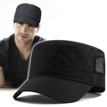 Vīriešu liela izmēra cepure ātri žāvēšanas flat top hat brīvdabas atpūtas saules cepure, sievietes, liela izmēra linuma acs armijas klp 56-60cm 61-68cm