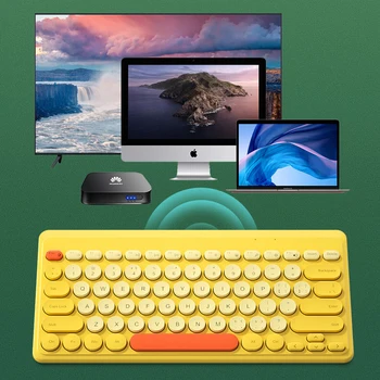 2.4 G Bezvadu Tastatūras USB 79 Keycaps Izslēgšanas Spēļu Tastatūra, Bezvadu PC Gamer Datoru, Klēpjdatoru ar Mac, Biroja Darbs, Mini Tastatūru