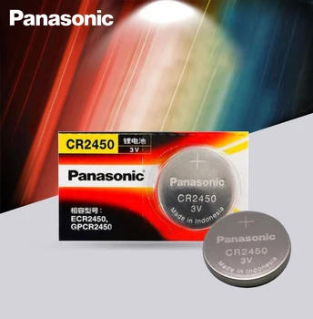 20pcs Oriģinālā Panasonic CR2450 CR 2450 3 V Litija Pogas Šūnu Akumulatoru Monētas Baterijas Pulksteņiem,pulksteņiem,dzirdes aparātiem