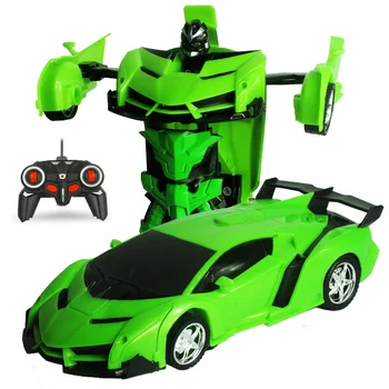 Jauns 2 1 RC Auto Transformācijas Roboti Sporta Transportlīdzekļa Modelis Roboti Rotaļlietas Atdzist Deformācijas Auto Bērniem, Rotaļlietas, Dāvanas Zēniem