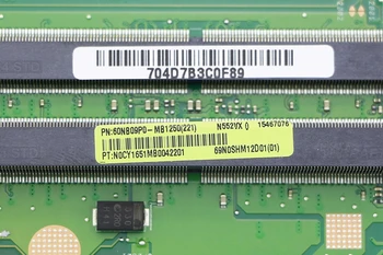 90NB09P0-R00020 N552VX REV 2.2 Motherboard w/ i7-6700HQ CPU + GTX 950m 2G GPU 60NB09P0-MB1250 par Asus N552VX portatīvie datori