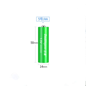 8pcs/daudz Jaunu 1,5 V AA uzlādējamas baterijas 3400mWh USB lādējamu litija bateriju ar Micro USB kabelis ātra uzlāde