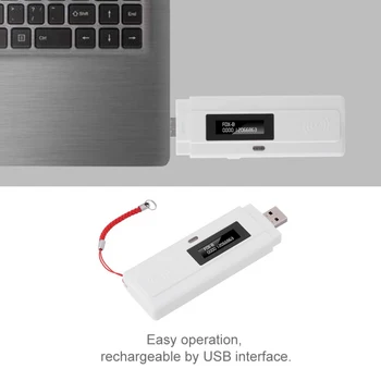 USB Pet Suns, Kaķis Lasītājs Elektronisku plāksnīti, ko OLED Displeju FDX-B ISO11784 / 85 EMID 134.2 kHz Zemas Frekvences krotālijas Skeneris ID Lasītājs