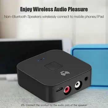 Bezvadu Bluetooth 5.0 Uztvērējs, 3,5 mm Jack APTX LL AUX 3.5 Mūzikas Uztvērējs, augstas precizitātes Audio Adapteri, Lai Auto Blutooth Receptoru