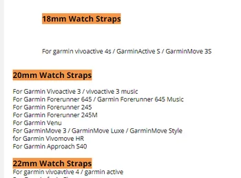 Acs & Soild Nerūsējošā Tērauda Watchband par Garmin Vivomove AP 3 3S / Vivoactive 4 4S 3 / Venu Luxe Stila Skatīties Joslas Siksna