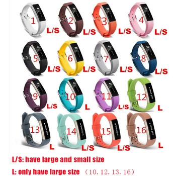 11 Krāsas Silikona Watchband Augstas Kvalitātes Nomaiņa Rokas Joslā Silikona Siksniņu Aizdare, Lai Fitbit Alta AP Smart Aproce Skatīties