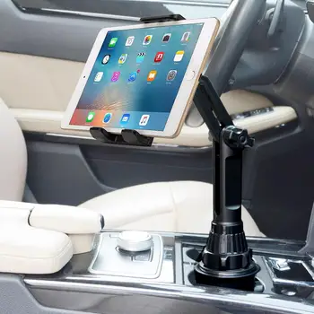 Universālā 360 automašīnu Kausa Turētāja Tablete Automobiļu Mount Šūpulis Apple IPad Pro 12.9 Gaisa 2019 Mini 4 Samsung tab S7 plus 12.4