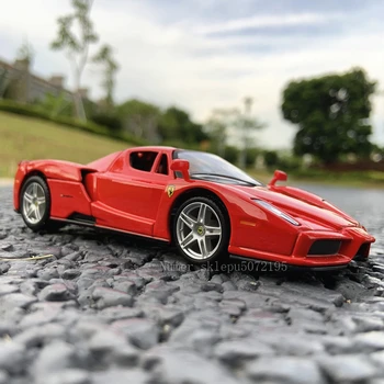 Bburago 1:32 Ferrari ENZO sērijas akrila displejs lodziņā rallija automašīnas modeļa Simulācijas Sakausējuma Auto Modeli, Vāc dāvanas, rotaļlietas