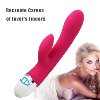 G Spot Trušu Vibrators, Dildo Orgasma Pieaugušo Rotaļlietas USB Uzlādes Spēcīgs Masturbācija Seksa Rotaļlieta Sievietēm Ūdensizturīgs Seksa produkta