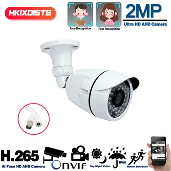 Mājas CCTV Kameras CCD Sensors Drošības Uzraudzības Analogās KAMERAS IR-Cut Filtrs AHD Kameras Āra Ūdensizturīgs 1080P 3.6 mm Objektīvs