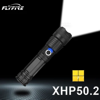 Xhp50.2 spēcīgākajiem lukturīti usb Tālummaiņa, led lukturītis xhp50 18650 vai 26650 akumulatoru uzlādējams lielas jaudas zibspuldze, Kempings