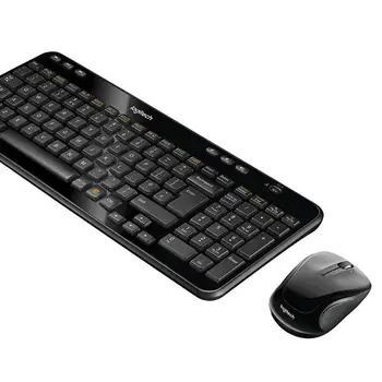 Logitech MK365 2.4 GHz Bezvadu Peles Tastatūras Combo Komplekts Office Notebook PC Klēpjdatoru Ergonomiskie Peļu Silents