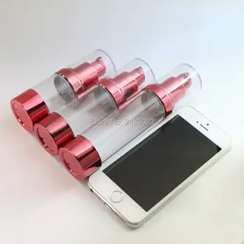 Grims instrumenti Augstas klases Rožu Sarkana Augstspiediena Sūkņa Pudeles Kosmētikas komplekts Ar Caurspīdīgu Vāciņu, atkārtoti Uzpildāmas Pudeles 10pcs/daudz 30ml