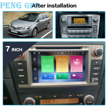 Jaunākās Auto DVD atskaņotājs, GPS Navigācijas Toyota Avensis T27 2009-Automašīnas Vadītājs Vienību Multimediju Atskaņotājs, Stereo Radio Tape Recoder