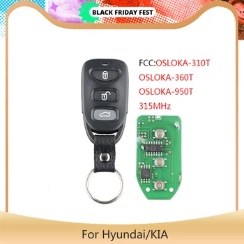 YLKGTTER Tālvadības Auto atslēgu Hyundai/KIA Sonata Elantra 2006 2007 2008 2009 2010 ar OSLOKA-310T 315MHz Oriģinālās Atslēgas
