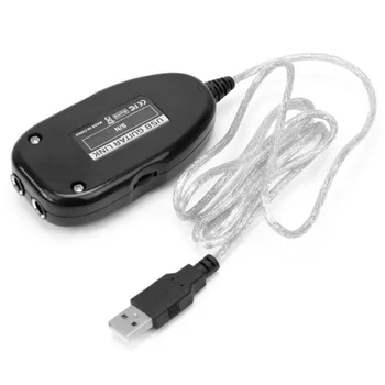 Eletric Ģitāras Kabeli, Ģitāra USB Interfeisa Saites Kabeļa Adapteris Audio Savienotājs Diktofonu DATORA/Datora Ģitāru Piederumi
