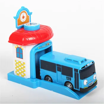 1Pc Karikatūra Kaunināt Maz Autobusu Rotaļu Auto Araba Oyuncak Garāža Automašīnu Rotaļlietas korejas Anime Modelis Autobusu Rotaļlietas Bērniem Zēns, Brinquedo