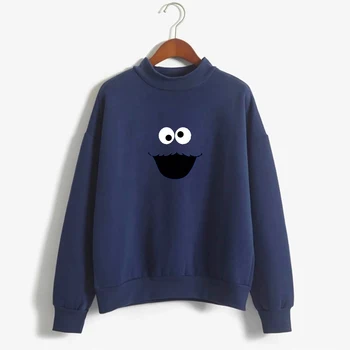 Jauns krekls Elmo, cookie Monster, Grover un Oskara Visu Sezama Sesame Street Southside Serp hoodies sudadera mujer sporta krekls