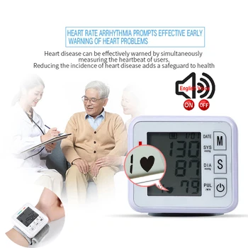 Rokas sphygmomanometer portatīvo asins spiediena mērīšana elektronisko sphygmomanometer veselības krājumus vecākiem cilvēkiem