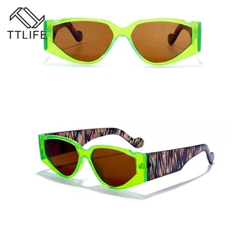 TTLIFE Vintage, Saulesbrilles Sieviešu Zīmola Dizainere Retro Sunglass Taisnstūri, Sieviešu, Saules Brilles UV400 Objektīvs Eyewears Gafas de sol