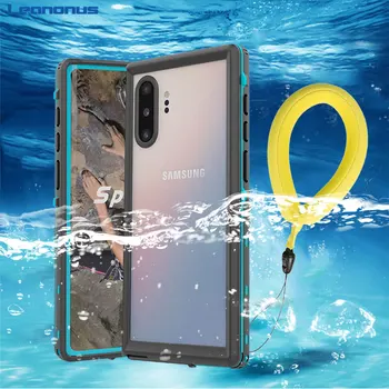 Niršana ar masku un caurulīti Sākotnējo Lietā Samsung Note 10 Plus Segtu Zemūdens antidetonācijas Waterproof Case For Samsung Note 10 Plus