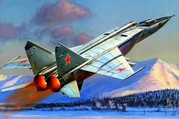 Mikojans virsskaņas lidaparātu kolektoru MiG 25P cīnītājs dzīvojamā istaba mājas sienas mākslas dekori koka rāmis, auduma plakāts MC583