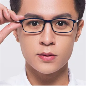 2019 Zilā Gaisma Pretbloķēšanas Brilles Vīrieši Sievietes Square Datoru Lasīšanas Brilles Lasītāji Anti Glare Brilles Blue Ray Brilles Unisex