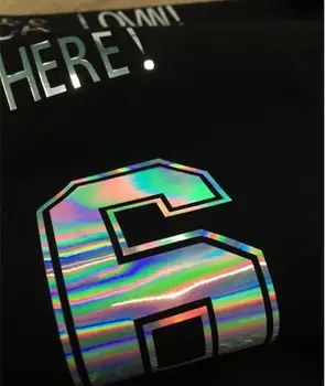 Bezmaksas piegāde 1 lapa 25cmx100cm hologrammas Siltuma Pārneses Vinila Maskēties Varavīksnes Metāla & Lāzera Dzelzs par Filmu HTV T-krekls