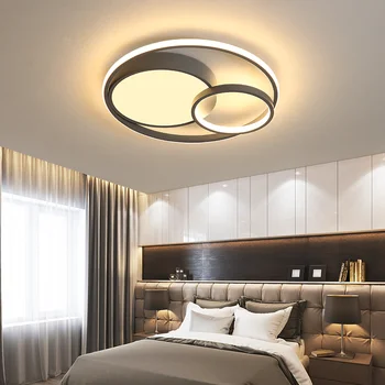 Mūsdienu Lustras LED Lampas Dzīvojamā Istaba, Guļamistaba, kabinets Balts melns pelēks krāsu uz virsmas montēta gaismas Lampa Deco AC85-265V