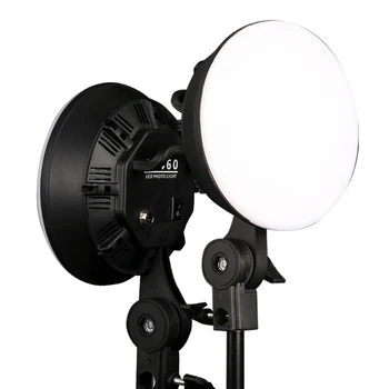 GSKAIWEN Fotogrāfija Studija LED Apgaismojums Komplektā Regulējams Gaismas ar Statīvu Softbox Statīvs Foto, Video aizpildīt gaismas