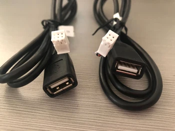 USB kabelis android auto radio auto dvd ilgi, usb kabeli, 4 polu un 6 pin savienotājs