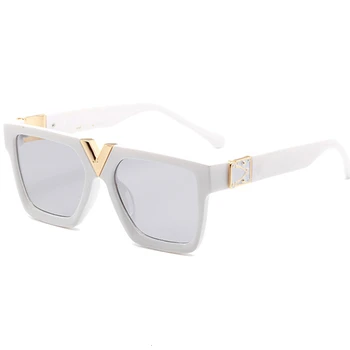 Ir 2021. Jaunā Luksusa Laukumā Saulesbrilles Sieviešu Vintage Gotu, Punk, Saules Brilles Vīriešu Saulesbriļļu Oculos Feminino Lentes Gafas De Sol UV400