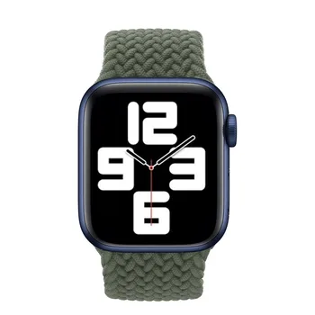 Oriģināls, 1:1 Pītā Solo Cilpas Siksnas Jaunu Maskēšanās Krāsas Apple Skatīties 40mm 44mm Neilona WatchBands par iWatch 6/SE/5/4/3/2/1