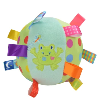 Karikatūra Bērnu plīša Bumba rotaļlietas krāsains softy Grabēt Mobilo gredzens bell Rotaļlietas brinquedos juguetes para bebes jouet WJ531