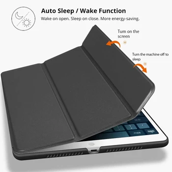 Lietā par iPad Mini 1 2 3 7.9 Slim Magnēts Stāvēt PU Ādas Būtiska, lai iPad Mini 2 Smart Cover Auto Wake/Sleep iPad Mini 3 Lietas