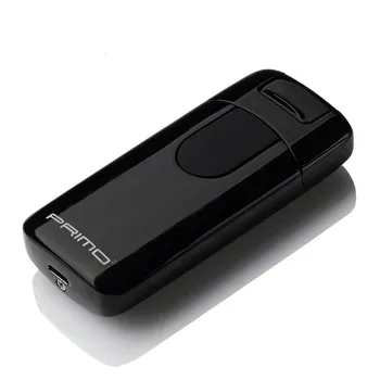 Primo Jaunas Dual Loka USB Vieglāks Lādējamu Elektronisko Vieglāks LED Ekrānu Cigarešu Plazmas Indukcijas Palse Impulsa Pērkons Vieglāks