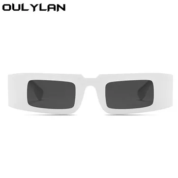 Oulylan ir 2021. Taisnstūra Saulesbrilles Sieviešu, Vīriešu Zīmolu Dizains Mazu Šauru rāmi, Saules Brilles Sieviešu Moderns Melns Brūns Brilles UV400