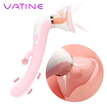 Nepieredzējis Dildo Vibratoru Multispeed Licking Clit Dzelksnis Massager Pieaugušo Produkti Klitora Stimulācija Flirting Seksa Rotaļlietas Sievietēm