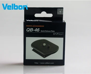 Velbon QB-46 Quick Release Plate EX-430/440/444/530/540/630/640,FHD-53.D EX Sērijas Statīviem